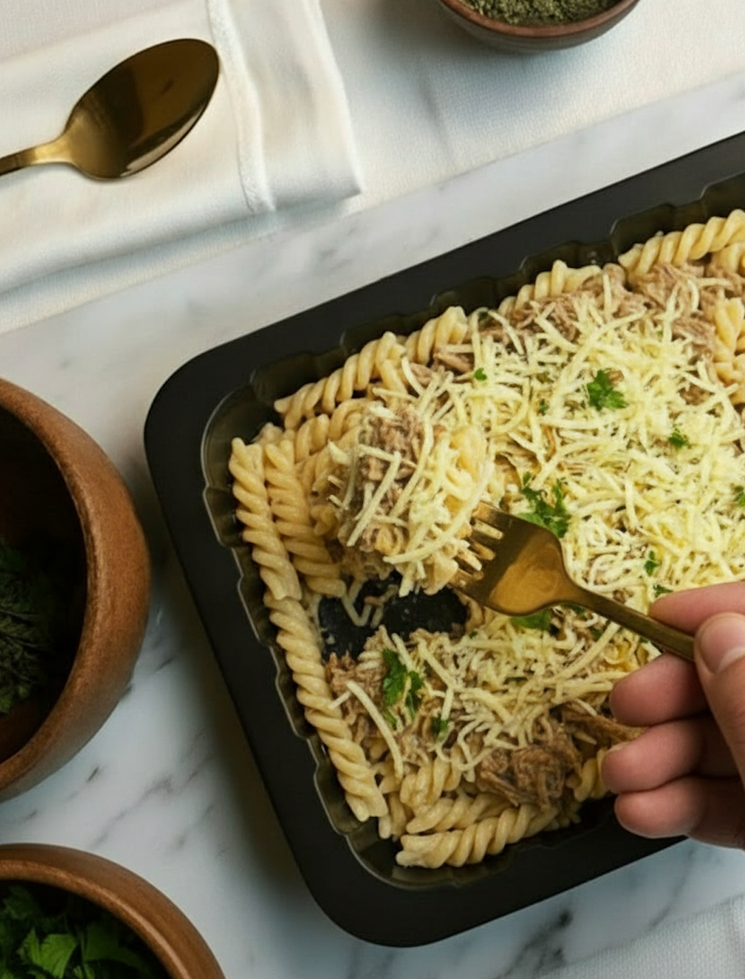 Espirales con mechada